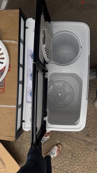 general naf twin tub mini washing machine غسالة حوضين صغيرة 2