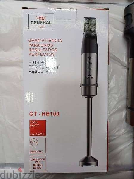 Hand blender General Top 1500w stainless steel High quality 1