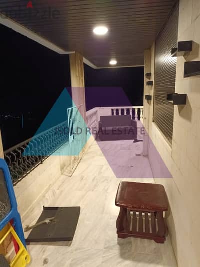 A 240 m2 apartment with 100 m2 terrace for sale in Ain Saadeh