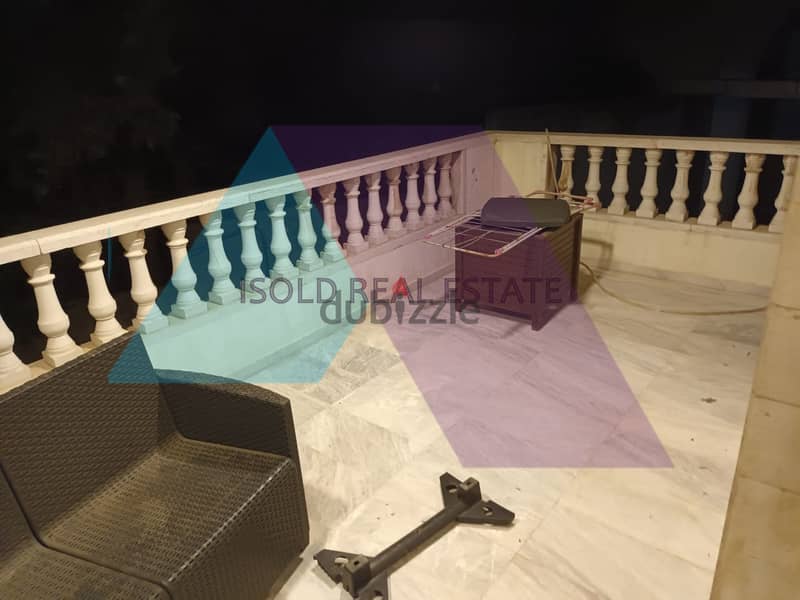 A 240 m2 apartment with 100 m2 terrace for sale in Ain Saadeh 4