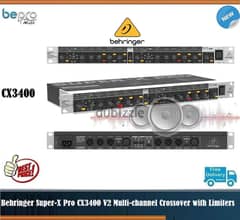 Behringer Super-X Pro CX3400 V2 Multi-channel Crossover with Limiters 0