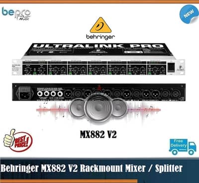 Behringer MX882 V2 Rackmount Mixer & Splitter