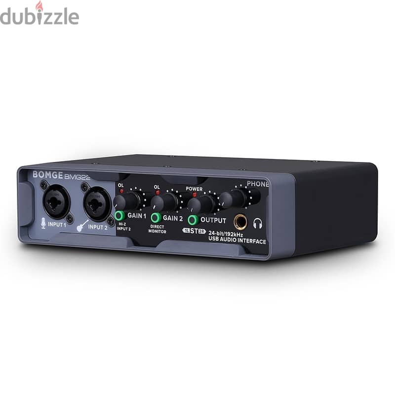 BMG22 usb mic and audio Interface sound card audio mixer 1