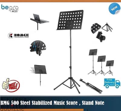 BOMGE-500 Steel Stabilized Music Score,Metal music score stand