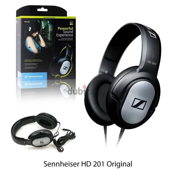 Sennheiser HD 201 Lightweight Closed-back Over-ear Headphones 2