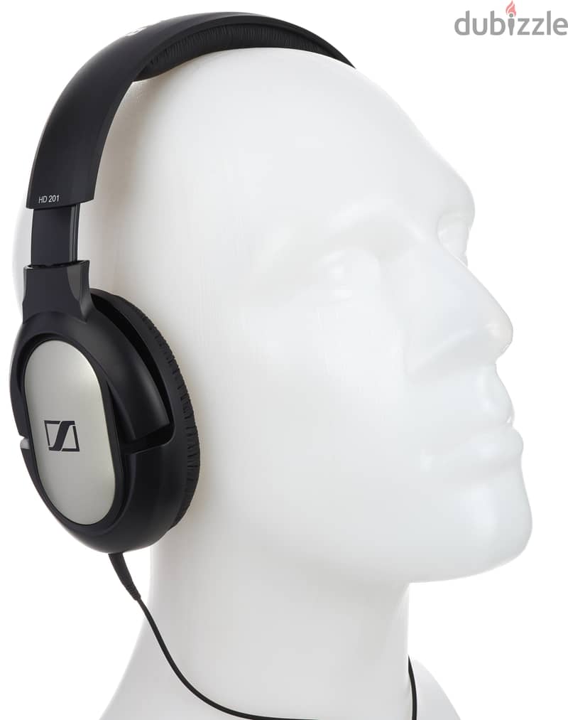 Sennheiser HD 201 Lightweight Closed-back Over-ear Headphones 3