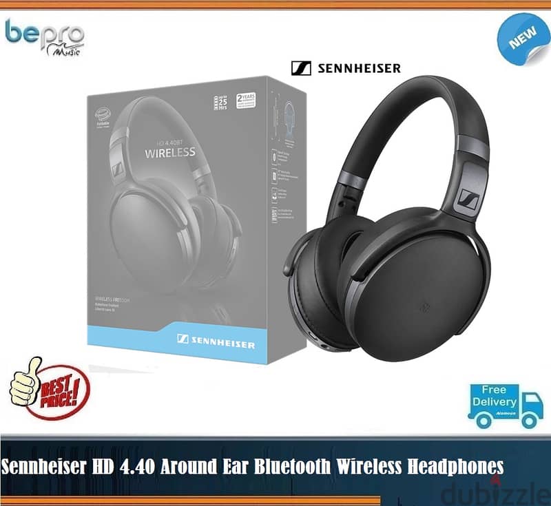 Sennheiser Consumer Audio HD 4.40  Ear Bluetooth Wireless Headphone 0