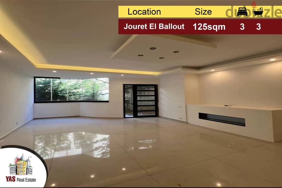 Jouret El Ballout 125m2 | 90m2 Terrace | Modern | AMK | 0