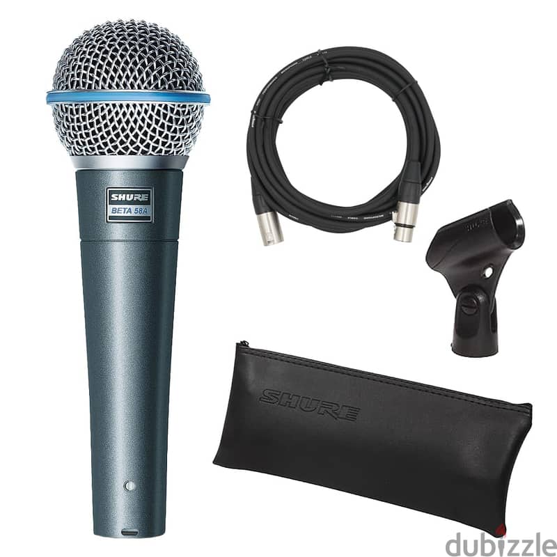 Shure Beta 58A Supercardioid Dynamic Vocal Microphone 3