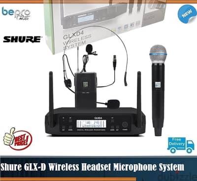 Shure GLX-D Wireless Headset & Microphone System Receiver