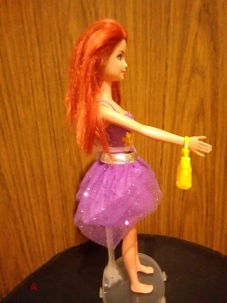 BATH SWIM Barbie RED HAIR great doll molded swim wear +skirt +bag=16 3