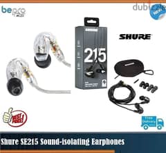 Shure SE215 Sound-isolating Earphones - Clear 0