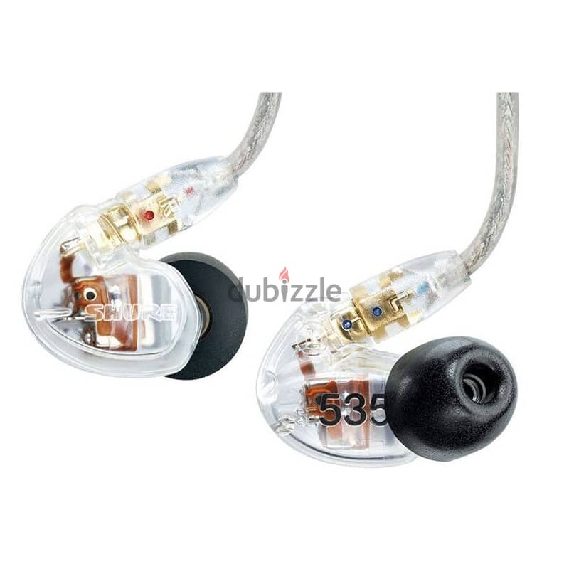 Shure SE535 Sound Isolating Earphones - Clear 1