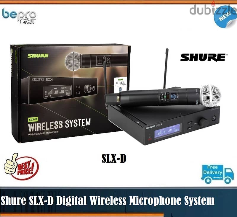 Shure SLX-D/Nexadyne Digital Wireless Microphone System 0