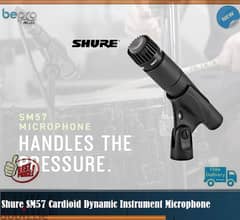 Shure SM57 Cardioid Dynamic Instrument Microphone 0