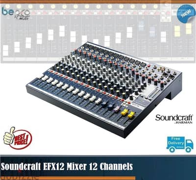 Soundcraft EFX12 12-channel Mixer with Effects