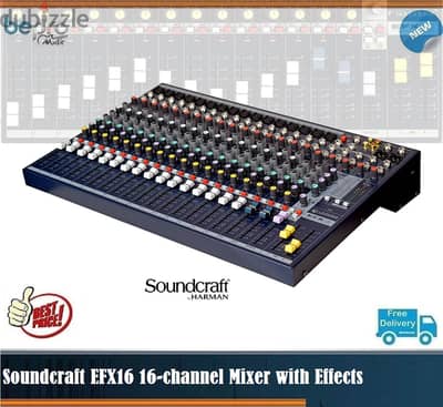 Soundcraft EFX16 16-channel Mixer with Effects