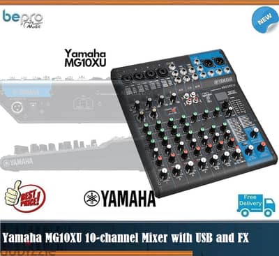 Yamaha MG10XU 10-channel Mixer with USB and FX