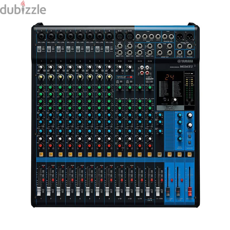 Yamaha MG16XU 16-channel Mixer with USB and FX 2