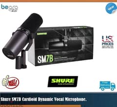 Shure SM7B Cardioid Dynamic Vocal Microphone, USA Price 0