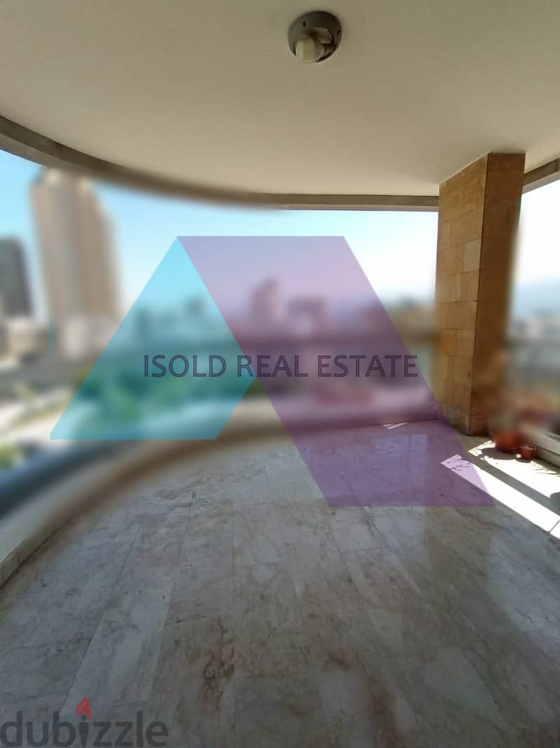 Stunning 220 m2 apartment +Panoramic view for Rent in Achrafieh 0