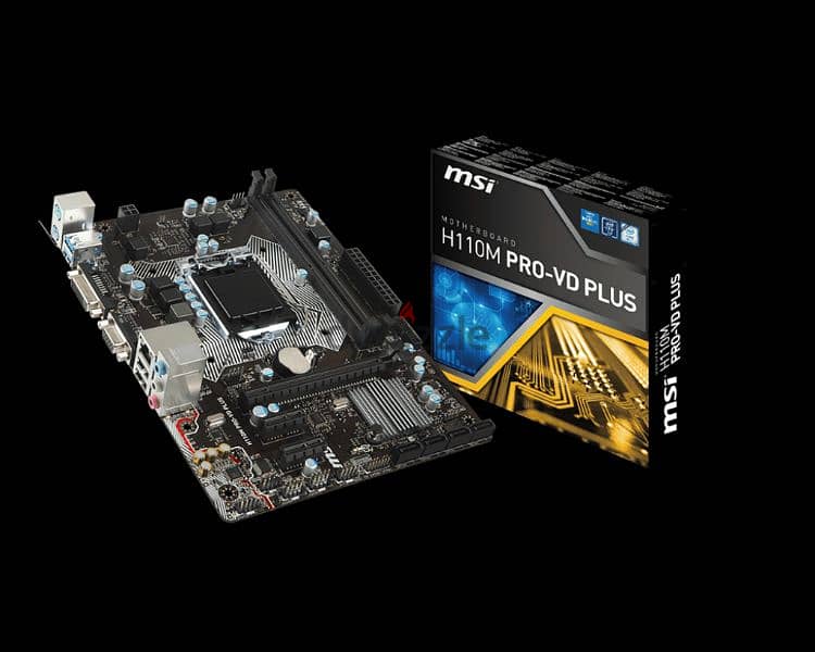 Intel Core I3 6100 + MSI MOTHERBOARD 1