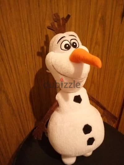 OLAF -FROZEN DISNEY Movie Character Plush As new Toy, height 30 Cm=15$