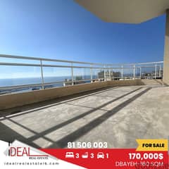 160 SQM Apartment for sale in dbayeh  REF#EA15257 0