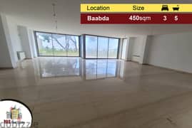 Baabda/Brazilia 450m2 | 160m2 Garden /terrace | Excellent Condition | 0