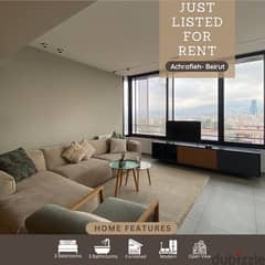 Fully Furnished modern Apartment for rent in Achrafieh: 0