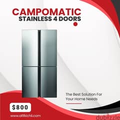 Campomatic 4 doors stainless Inverter كفالة شركة 0