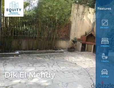 280 SQM Apartment With Terrace For Sale In Dik El Mehdy #CK102830