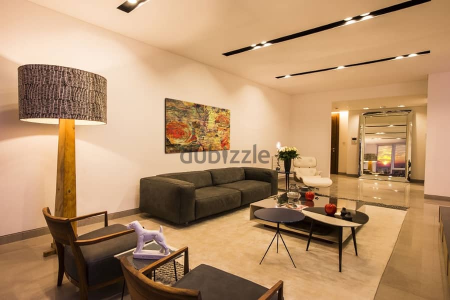 303 Sqm | High End Finishing Decorated Apartment For Rent In Achrafieh 1