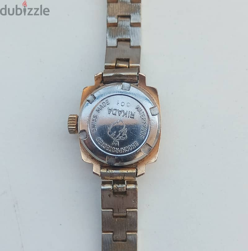 Swiss Ladies Watch Dipped in Gold, Serial Number 001 12