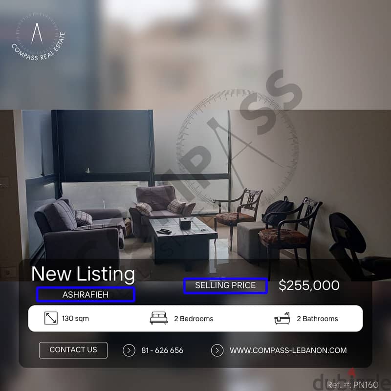 Check Out This Beautiful Apartment for Sale in Ashrafieh 0