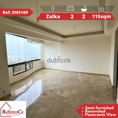 Semi furnished apartment in Zalka شقة نصف مفروشة في الزلقا 0