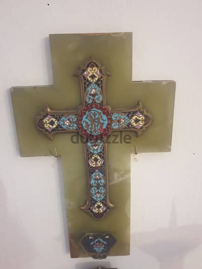 cross cloisonne, true art, wonderful piece in excellent condition