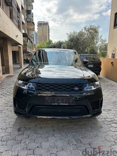 Range Rover Sport V8 2018 black on black (clean carfax)