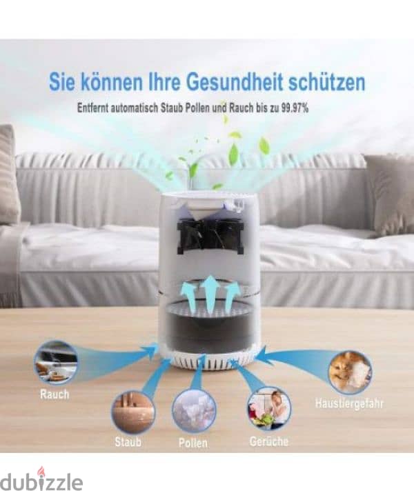 iahome air purifier with carbon filter 1