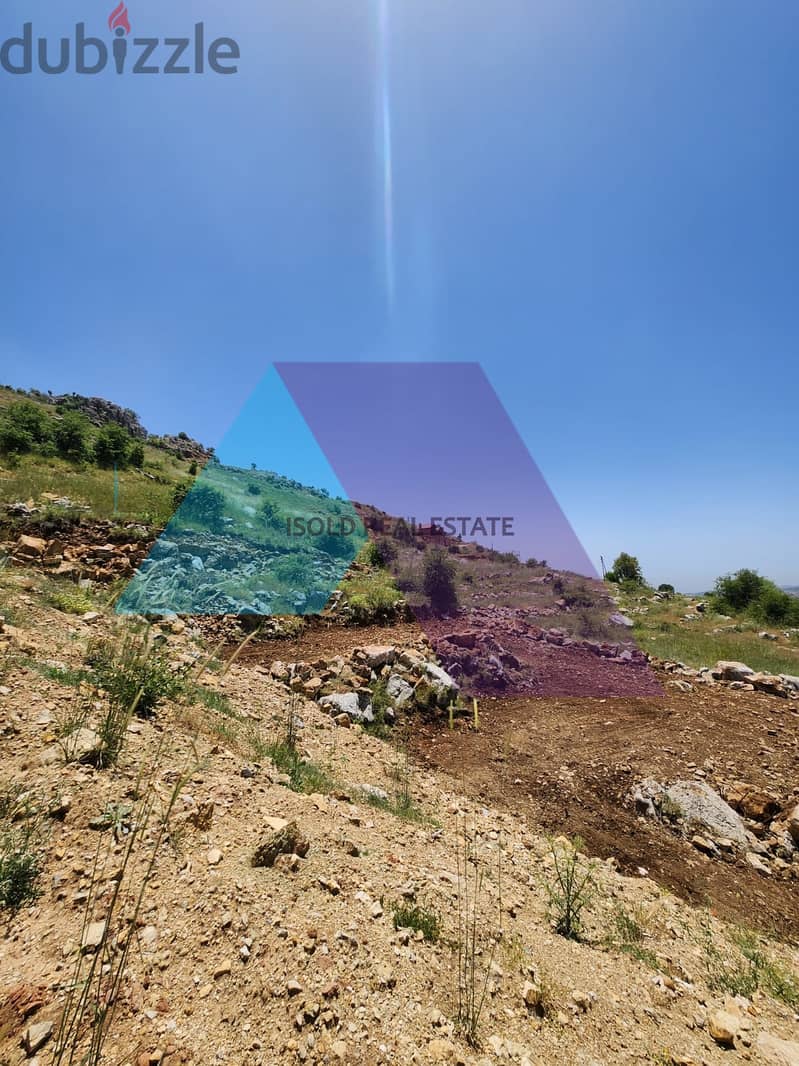 A 1500 m2 Land having an open mountain view for sale  in Kfarzebian 2