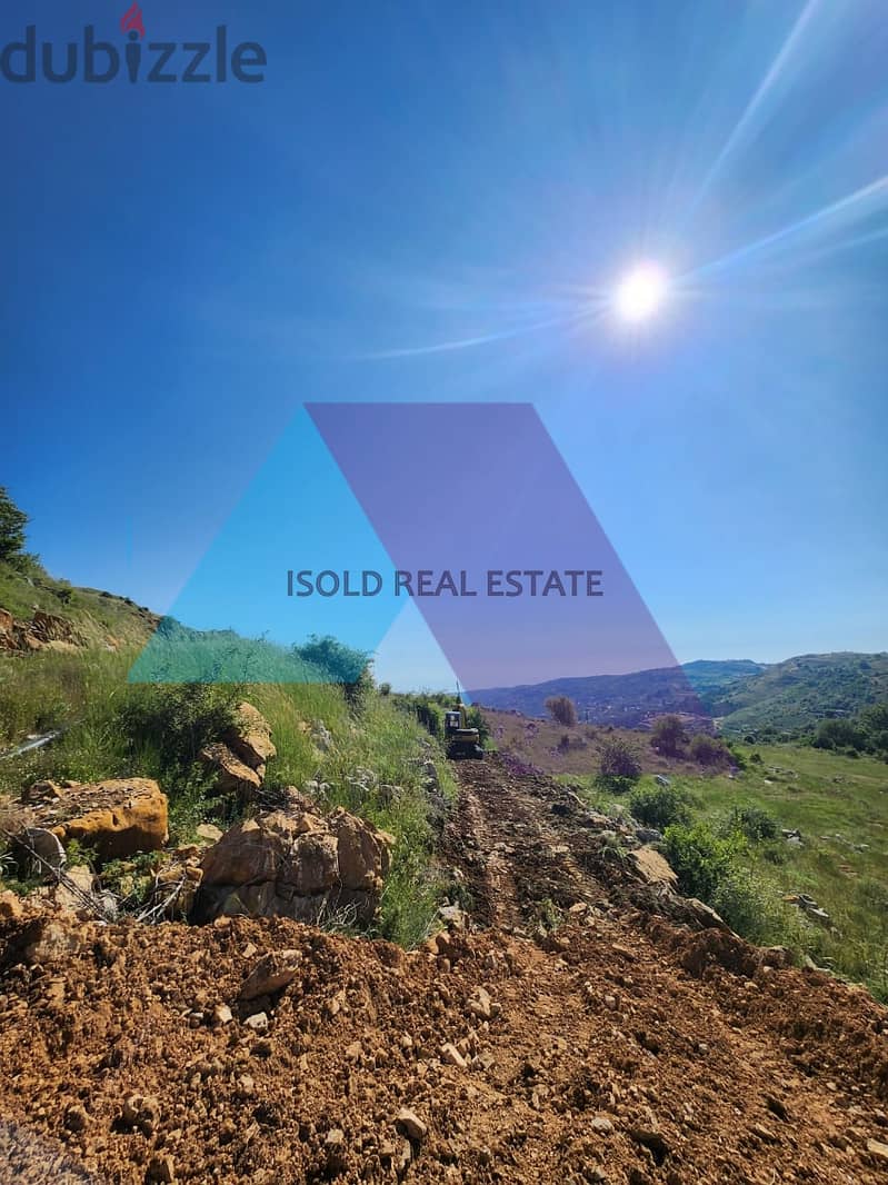 A 1500 m2 Land having an open mountain view for sale  in Kfarzebian 3