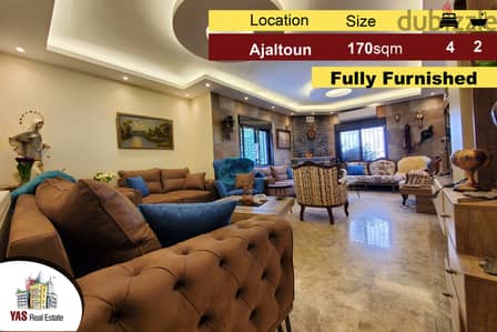 Ajaltoun 170m2 | Luxury |  Prime Location | Furnished | Open View | TO