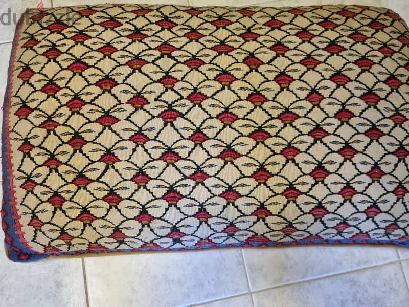 3 Antique Senneh kilim cushions 1