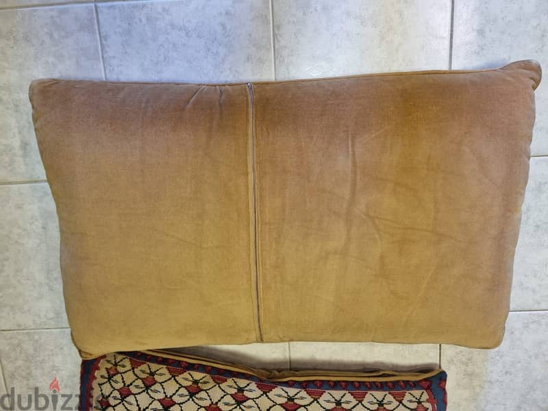 3 Antique Senneh kilim cushions 4