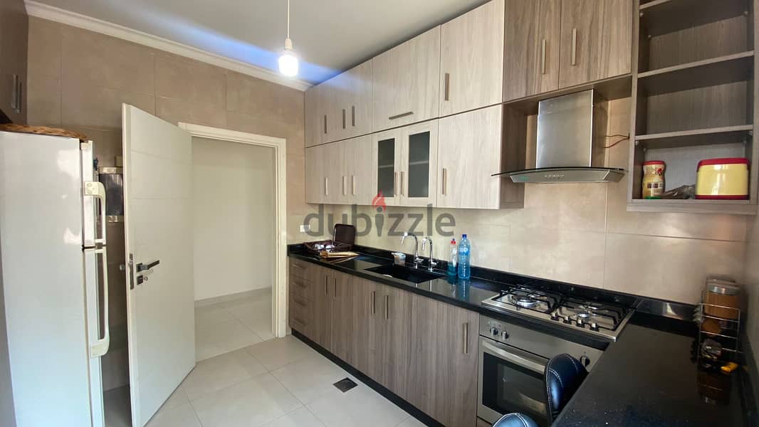 L16187-Furnished Apartment With Seaview For Rent in Dbayeh 3