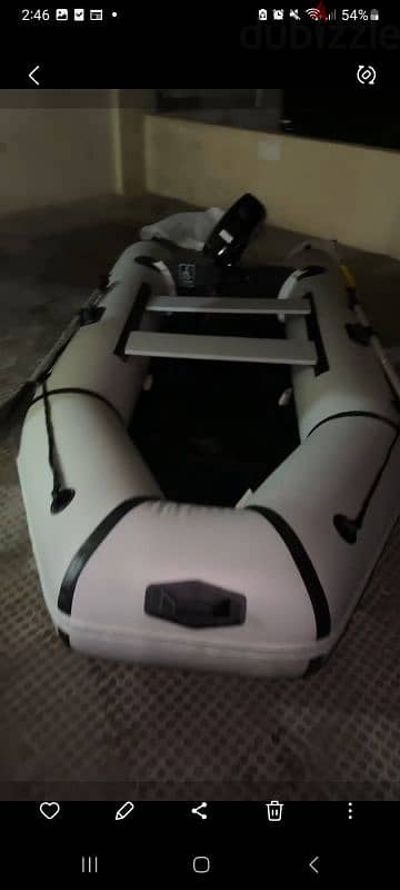 Zodiac 3 meters  with 4p engine and tent all accessories included 2