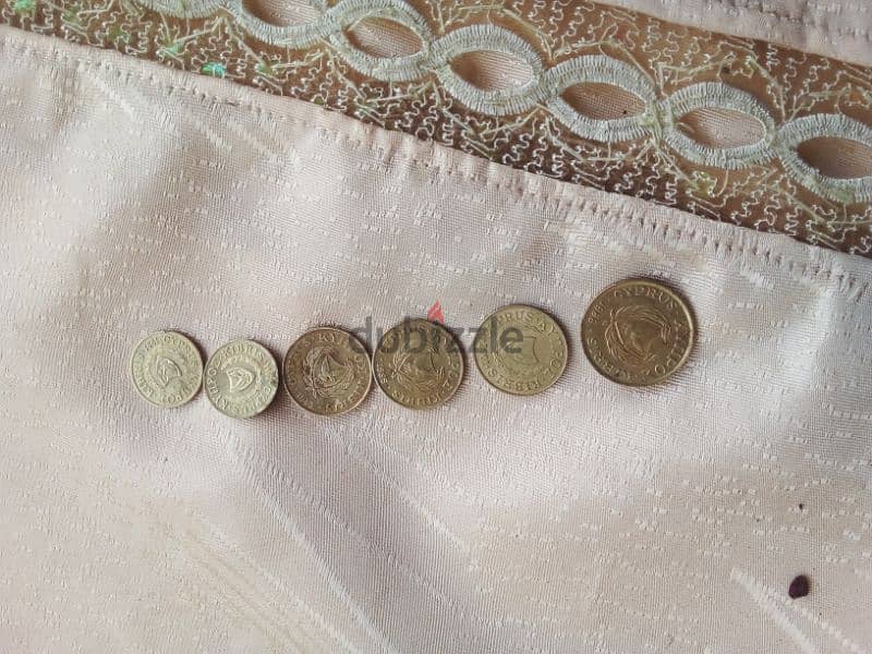 collection of  cents cyprus 1