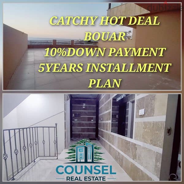 Apartment for sale on Bouar 115sqm 10% down payment/5years inst plan 0