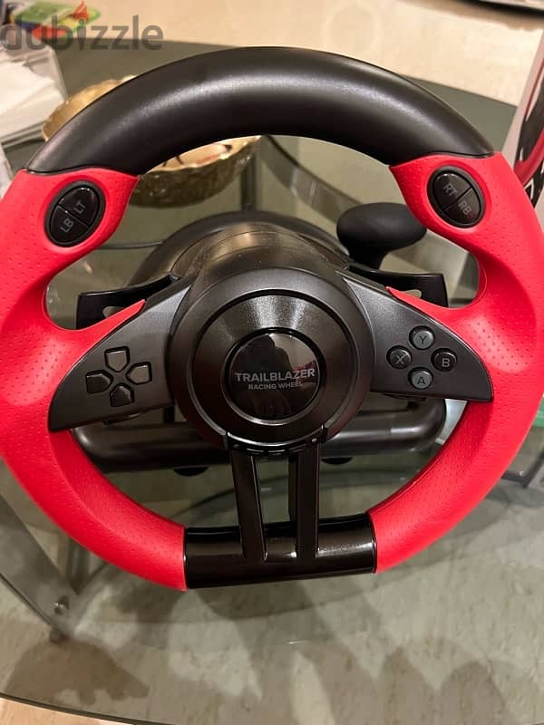 speedlink trailblazer racing wheel for playstation and Pc 2