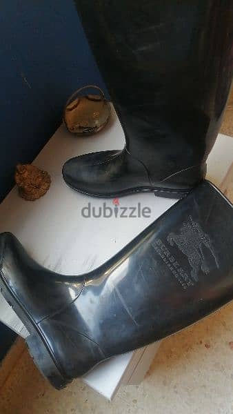 Burberry Rain boots black color